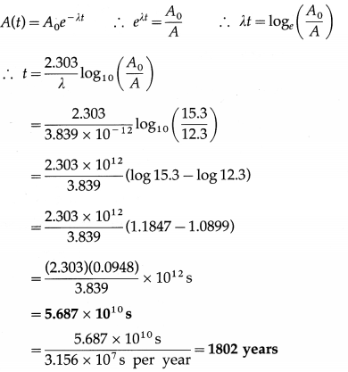 Maharashtra Board Solutions Class 12 Physics: Chapter 15- Structure of Atoms and Nuclei Question 16