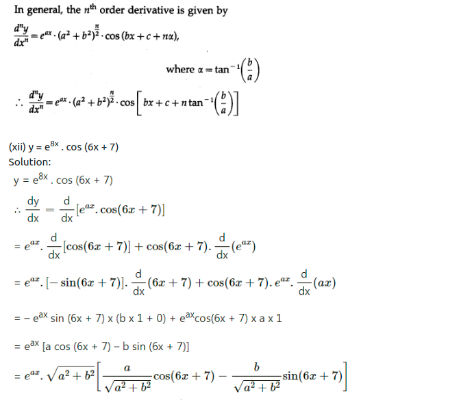 Maharashtra Board Solutions Class 12-Arts & Science Maths (Part 2): Chapter 1- Differentiation Ex 1.5