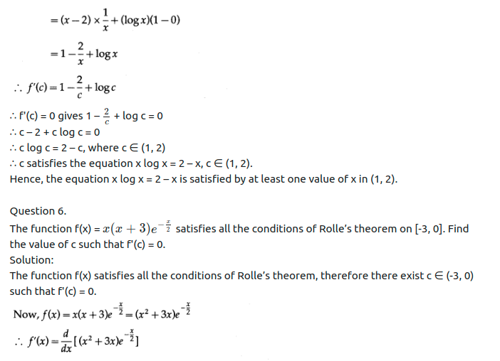Maharashtra Board Solutions Class 12-Arts & Science Maths (Part 2): Chapter 2- Applications of Derivatives Ex 2.3