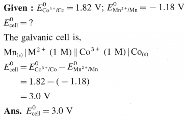 Maharashtra Board Solutions Class 12 Chemistry: Chapter 5- Electrochemistry Question 3.v