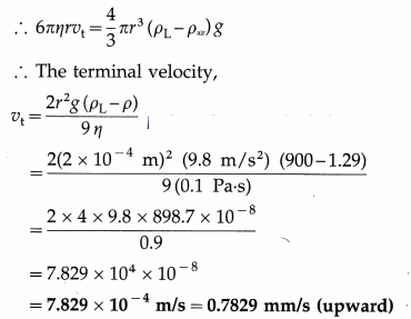 Maharashtra Board Solutions Class 12 Physics: Chapter 2- Mechanical Properties of Fluids Question 14