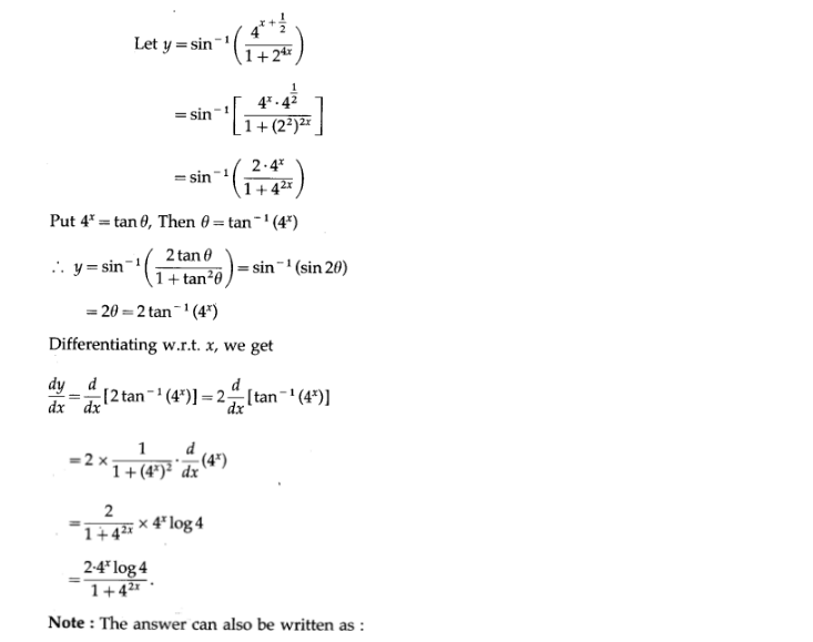 Maharashtra Board Solutions Class 12-Arts & Science Maths (Part 2): Chapter 1- Differentiation Ex 1.2
