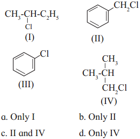 Maharashtra Board Solutions Class 12 Chemistry: Chapter 10- Halogen Derivatives Question