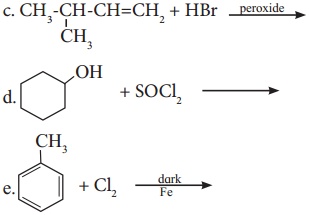 Maharashtra Board Solutions Class 12 Chemistry: Chapter 10- Halogen Derivatives Question 2.ii