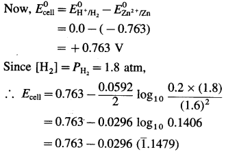 Maharashtra Board Solutions Class 12 Chemistry: Chapter 5- Electrochemistry Question 4.v