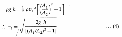 Maharashtra Board Solutions Class 12 Physics: Chapter 2- Mechanical Properties of Fluids Question 1
