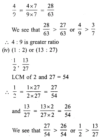 RS Aggarwal Solutions for Class 6 Maths Chapter 10–Ratio, Proportion and Unitary Method Ex 10A Question 19
