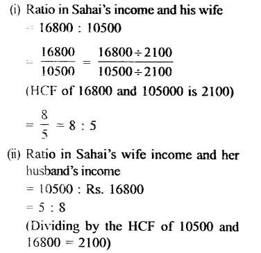 RS Aggarwal Solutions for Class 6 Maths Chapter 10–Ratio, Proportion and Unitary Method Ex 10A Question 4