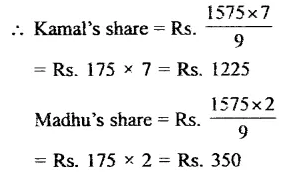 RS Aggarwal Solutions for Class 6 Maths Chapter 10–Ratio, Proportion and Unitary Method Ex 10A Question 8