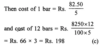 RS Aggarwal Solutions for Class 6 Maths Chapter 10–Ratio, Proportion and Unitary Method Ex 10C Question 20