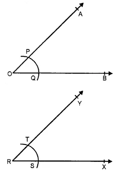 RS Aggarwal Solutions for Class 6 Maths Chapter 14–Constructions (Using Ruler and a Pairs of Compasses) Ex 14A Question 3