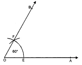 RS Aggarwal Solutions for Class 6 Maths Chapter 14–Constructions (Using Ruler and a Pairs of Compasses) Ex 14B Question 1