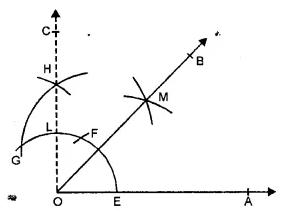 RS Aggarwal Solutions for Class 6 Maths Chapter 14–Constructions (Using Ruler and a Pairs of Compasses) Ex 14B Question 3