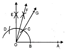RS Aggarwal Solutions for Class 6 Maths Chapter 14–Constructions (Using Ruler and a Pairs of Compasses) Ex 14B Question 4