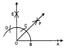 RS Aggarwal Solutions for Class 6 Maths Chapter 14–Constructions (Using Ruler and a Pairs of Compasses) Ex 14B Question 4