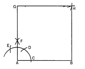 RS Aggarwal Solutions for Class 6 Maths Chapter 14–Constructions (Using Ruler and a Pairs of Compasses) Ex 14B Question 6