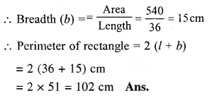 RS Aggarwal Solutions for Class 6 Maths Chapter 21–Concept of Perimeter and Area Ex 21D Question 12