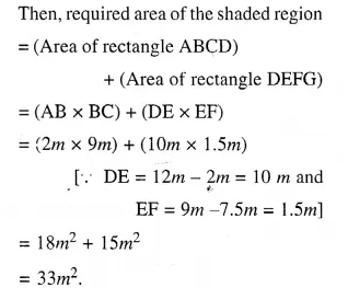 RS Aggarwal Solutions for Class 6 Maths Chapter 21–Concept of Perimeter and Area Ex 21D Question 16
