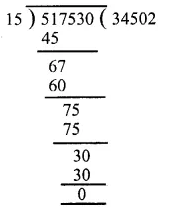 RS Aggarwal Solutions for Class 6 Maths Chapter 3–Whole Numbers Ex 3E Question 15