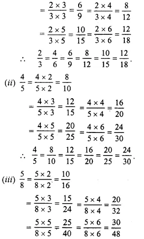 RS Aggarwal Solutions for Class 6 Maths Chapter 5–Fractions Ex 5C Question 1