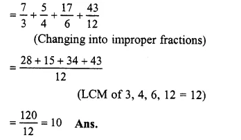 RS Aggarwal Solutions for Class 6 Maths Chapter 5–Fractions Ex 5CE Question 14