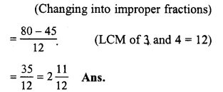 RS Aggarwal Solutions for Class 6 Maths Chapter 5–Fractions Ex 5F Question 10