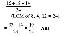 RS Aggarwal Solutions for Class 6 Maths Chapter 5–Fractions Ex 5F Question 14