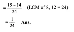 RS Aggarwal Solutions for Class 6 Maths Chapter 5–Fractions Ex 5F Question 6