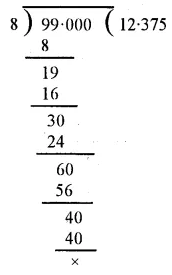 RS Aggarwal Solutions for Class 6 Maths Chapter 7–Decimals Ex 7B Question 26