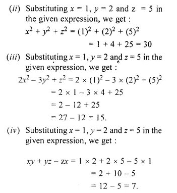 RS Aggarwal Solutions for Class 6 Maths Chapter 8–Algebraic Expressions Ex 8B Question 2