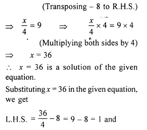 RS Aggarwal Solutions for Class 6 Maths Chapter 9–Linear Equations in One Variable Ex 9B Question 13