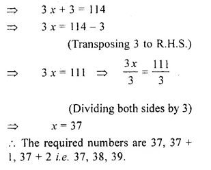 RS Aggarwal Solutions for Class 6 Maths Chapter 9–Linear Equations in One Variable Ex 9C Question 4