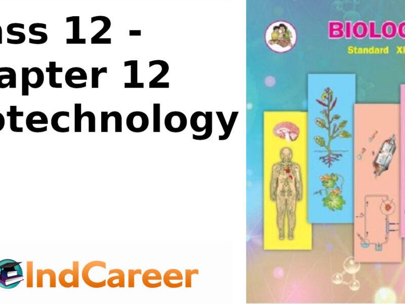 Maharashtra Board Solutions Class 12 Biology: Chapter 12-Biotechnology