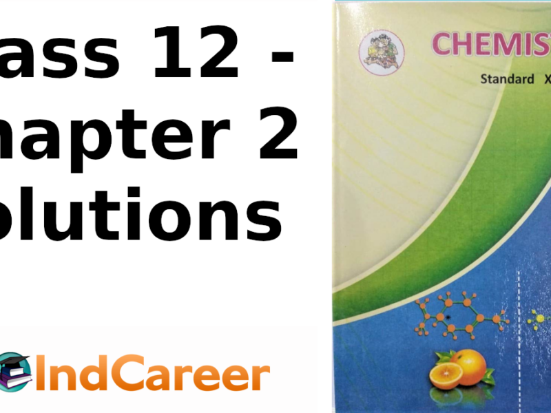 Maharashtra Board Solutions Class 12 Chemistry: Chapter 2- Solutions