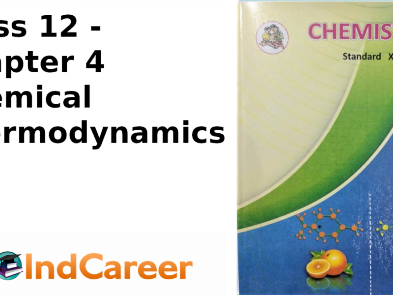 Maharashtra Board Solutions Class 12 Chemistry: Chapter 4- Chemical Thermodynamics