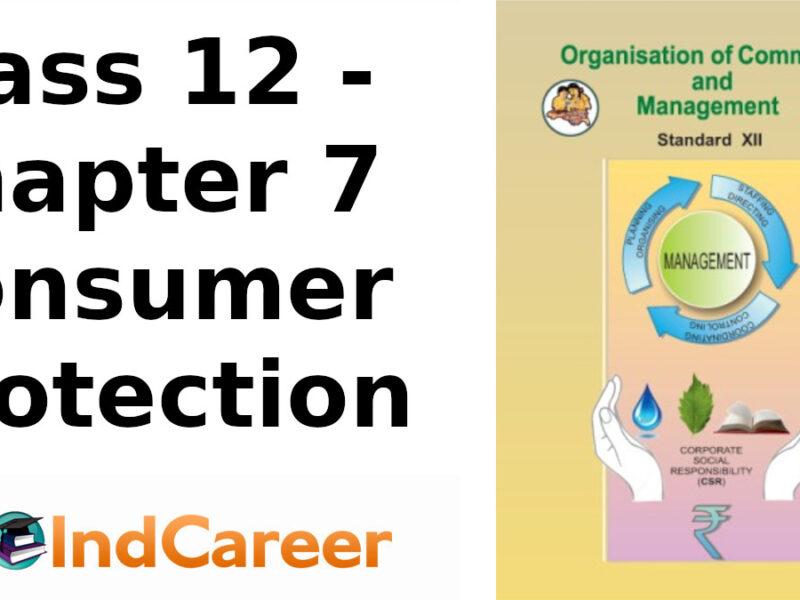 Maharashtra Board Solutions Class 12-Organisation of Commerce and Management: Chapter 7- Consumer Protection