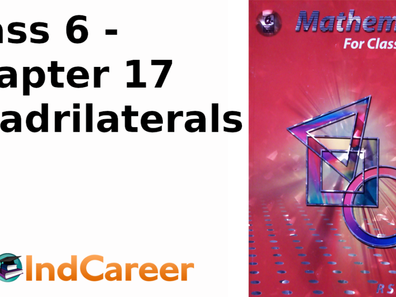 RS Aggarwal Solutions for Class 6 Maths Chapter 17–Quadrilaterals