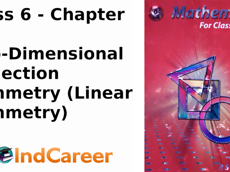 RS Aggarwal Solutions for Class 6 Maths Chapter 20–Two-Dimensional Reflection Symmetry (Linear Symmetry)