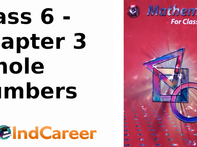 RS Aggarwal Solutions for Class 6 Maths Chapter 3–Whole Numbers