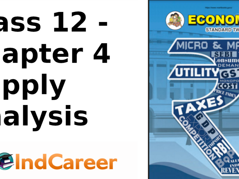 Maharashtra Board Solutions Class 12 Economics: Chapter 4- Supply Analysis