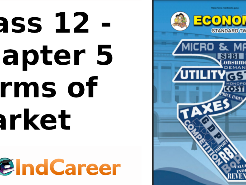 Maharashtra Board Solutions Class 12 Economics: Chapter 5- Forms of Market