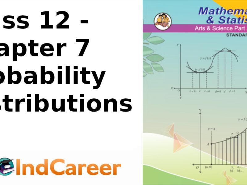 Maharashtra Board Solutions Class 12-Arts & Science Maths (Part 2): Chapter 7- Probability Distributions
