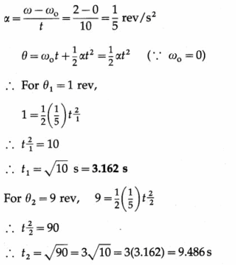 Maharashtra Board Solutions Class 12 Physics: Chapter 1- Rotational Dynamics Question 12