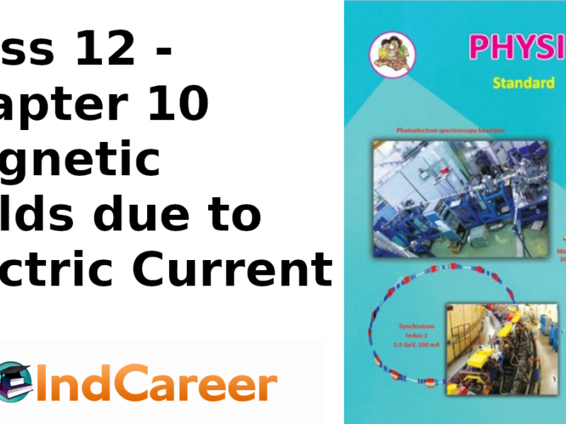 Maharashtra Board Solutions Class 12 Physics: Chapter 10- Magnetic Fields due to Electric Current