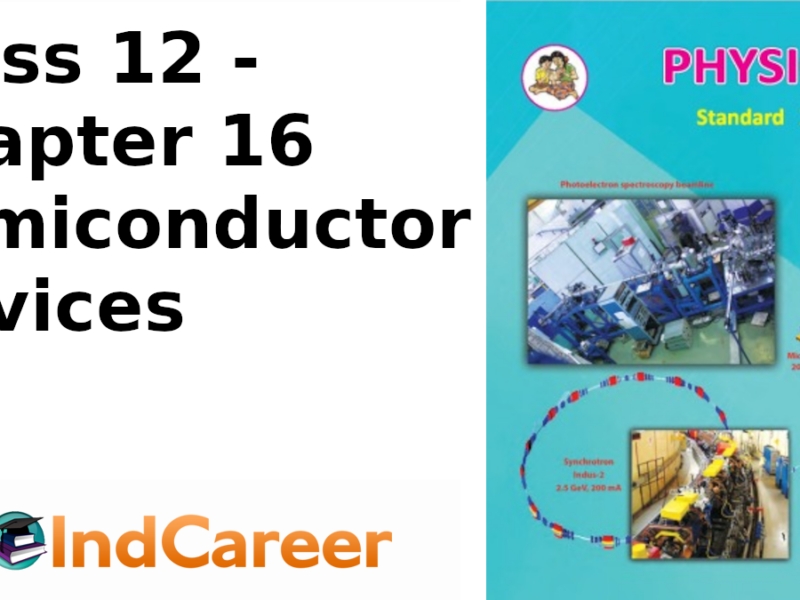 Maharashtra Board Solutions Class 12 Physics: Chapter 16- Semiconductor Devices