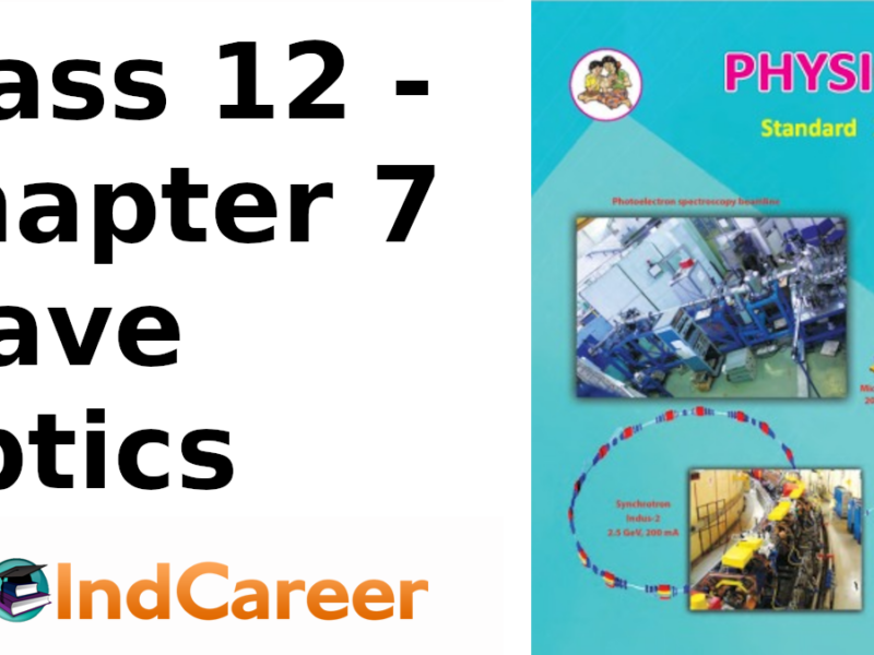 Maharashtra Board Solutions Class 12 Physics: Chapter 7- Wave Optics