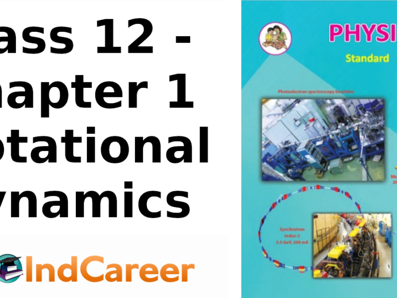 Maharashtra Board Solutions Class 12 Physics: Chapter 1- Rotational Dynamics