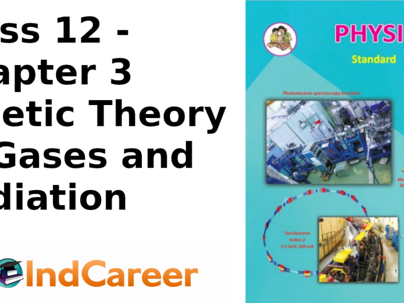 Maharashtra Board Solutions Class 12 Physics: Chapter 3- Kinetic Theory of Gases and Radiation