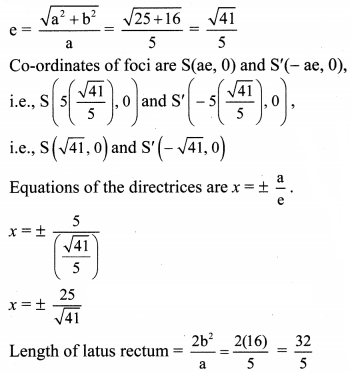 Maharashtra Board Solutions Class 11-Arts & Science Maths (Part 1): Chapter 7- Conic Sections Ex 7.3