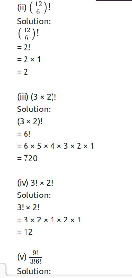 Maharashtra Board Solutions Class 11-Arts & Science Maths (Part 2): Chapter 3- Permutations and Combination Ex . 3.1